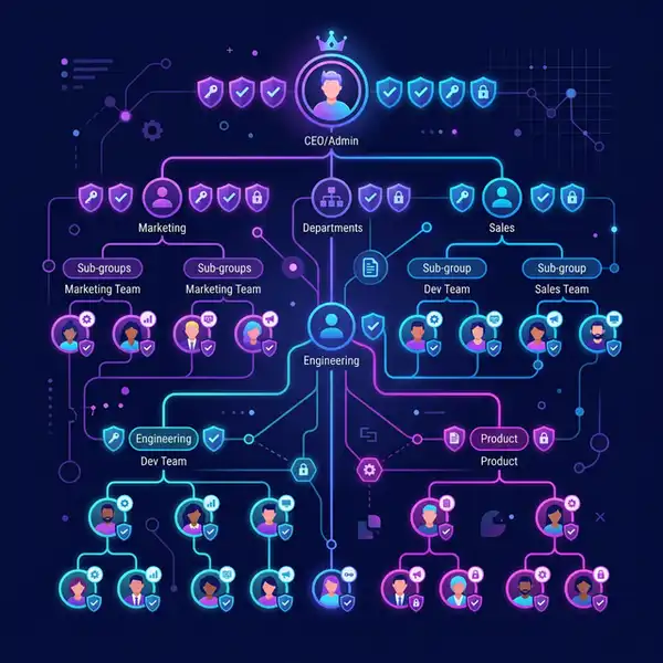 Tổ Chức & Phân Quyền BanhCuonFlow