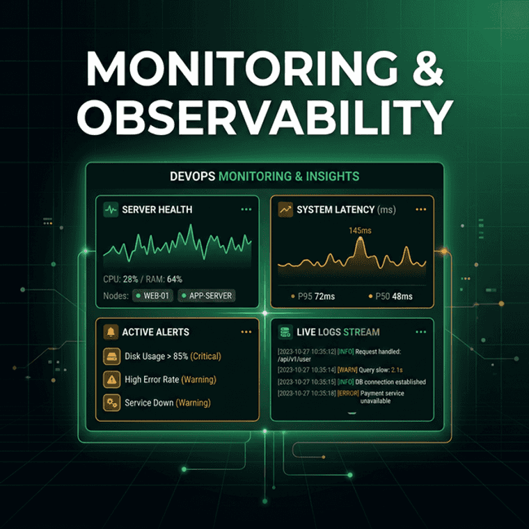 Monitoring & Observability - Giám sát hệ thống toàn diện